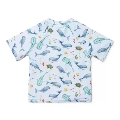 Little Dutch T-shirt de Banho Sea Life Azul