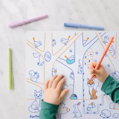 Super Petit Individual Reversivel em Silicone Aprendo os Números