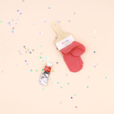 Attipas Meias Rainbow Red