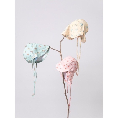 Monnëka Chapéu de Praia com Abas Bebé Strawberries