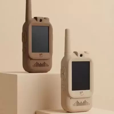 Kidinex Video Walkie Talkie KidToki Bege e Castanho