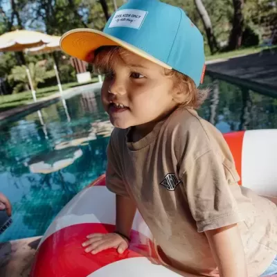 Hello Hossy Boné Infantil Mini Sunny Blue Hello Hossy Boné Infantil Mini Sunny Blue