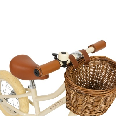 BANWOOD Bicicleta de Equilíbrio First Go Creme
