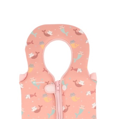 Monnëka Colete Flutuador Mermaid Cats Learning 1 A 2 Anos