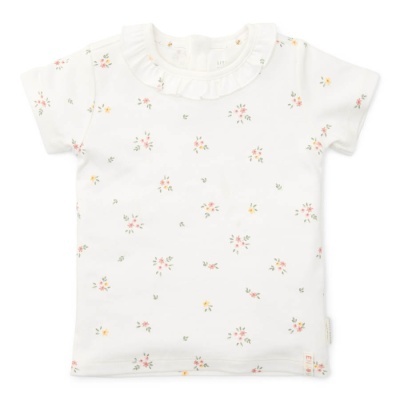 Little Dutch T-Shirt Manga Curta – White Meadows