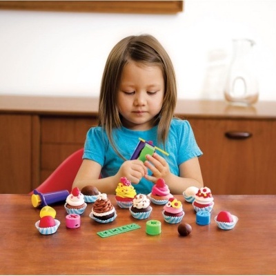 Tutti-Frutti Plasticina Orgânica Perfumada Set Cupcakes