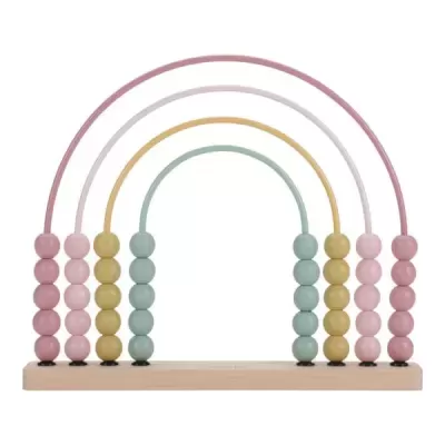 Little Dutch Ábaco Arco-Iris Rosa - Fairy Garden Fsc