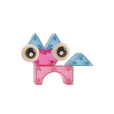 Giros Jogo Magnético Blocos Transparentes 22 Peças