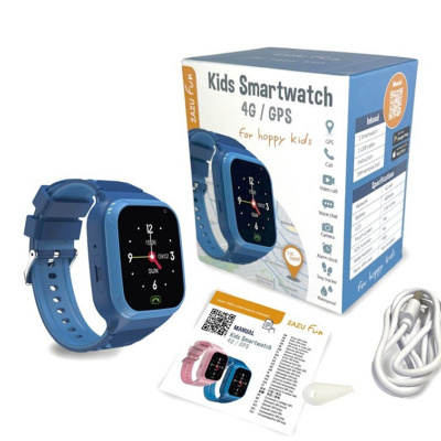 Zazu Smartwatch para Crianças Zazu Fun 4G com GPS Azul Zazu Smartwatch para Crianças Zazu Fun 4G com GPS Azul