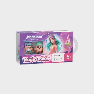 Marioinex Mini Waffle Magic Tower Princess 80 pcs