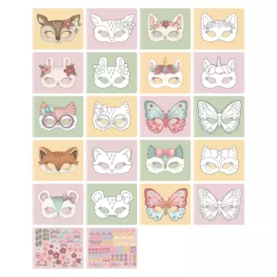 Little Dutch Livro de Recorte Máscaras