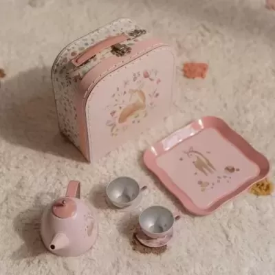Little Dutch Conjunto de Chá em Mala Fairy Garden