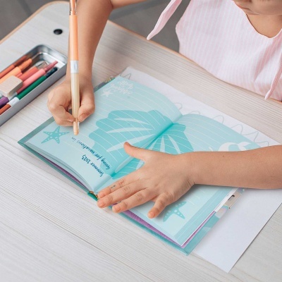 Diário com Cadeado Sereia