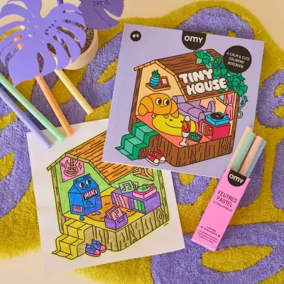 OMY Livro de Colorir Bobbie Goods Tiny House