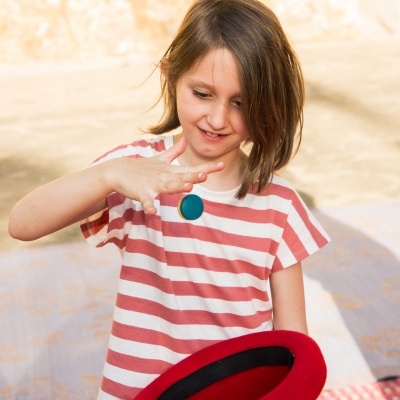 Me & Mine Mini Yo Yo de Madeira