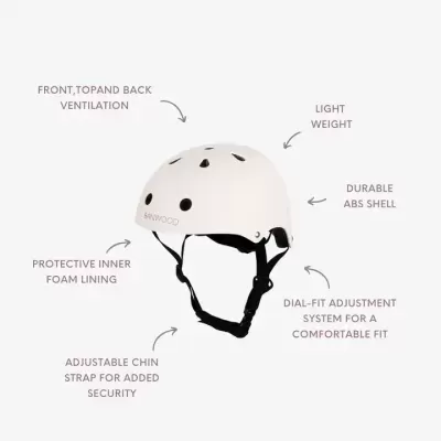 BANWOOD Capacete Infantil Matte Pink BANWOOD Capacete Infantil Matte Pink