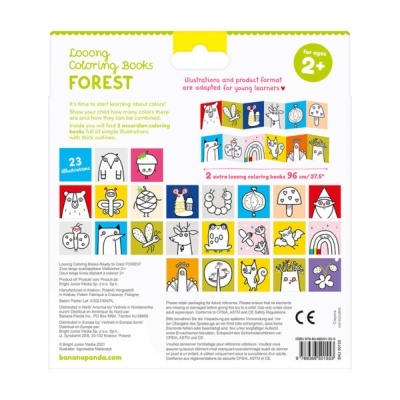 Banana Panda 2x Livros de Colorir Longo Floresta 2+ anos Banana Panda 2x Livros de Colorir Longo Floresta 2+ anos