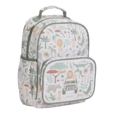 Little Dutch Mochila 35 Cm Safari Friends Verde