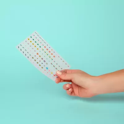 OMY Sticker Unhas Nail Art Flower