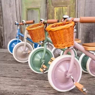 BANWOOD Triciclo Vintage Clássico Verde