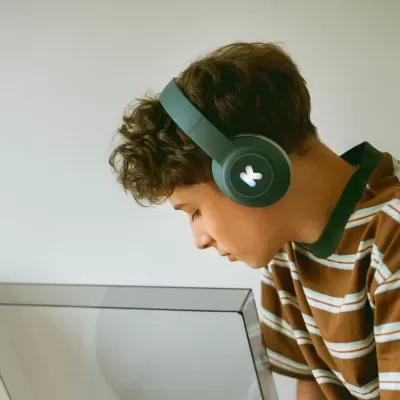 Kidywolf  Auscultadores Bluetooth K-EARS Azul