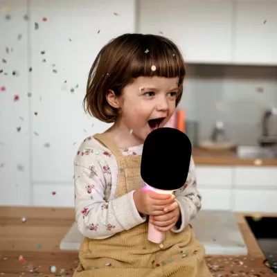 Kidywolf Kidymic  Microfone - Rosa