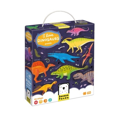 Banana Panda Puzzle I love Dinossauros Banana Panda Puzzle I love Dinossauros
