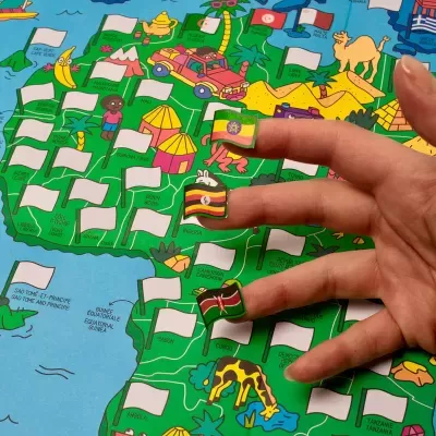 Livros e Autocolantes