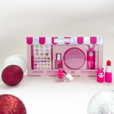 Inuwet Mini Set Glitter Girl ROSA | Conjunto de Maquilhagem Infantil
