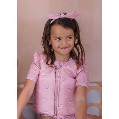 Monnëka Colete Flutuador Whale Pink Learning