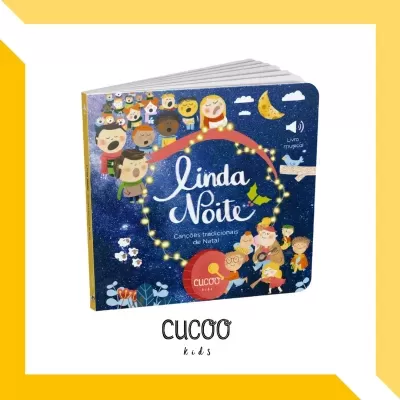 Cucoo Livro Musical Infantil Linda Noite