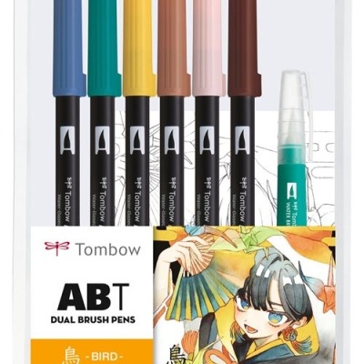 Tombow Marcadores Dual Brush Pens Manga Bird
