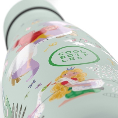 Cool Bottles Garrafa Térmica Princess Kingdom 350ml