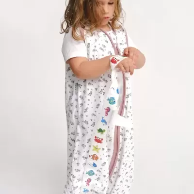 MOLIS&CO Saco de Dormir com Pernas Bloom Pink TOG 0.5 MOLIS&CO Saco de Dormir com Pernas Bloom Pink TOG 0.5
