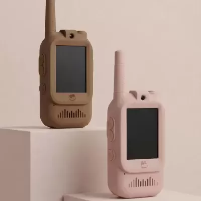 Kidinex Video Walkie Talkie KidToki Rosa e Castanho