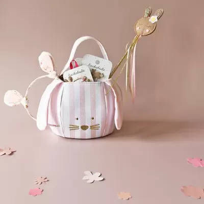 Rockahula Cesta Coelhinho Rosa Rockahula Cesta Coelhinho Rosa