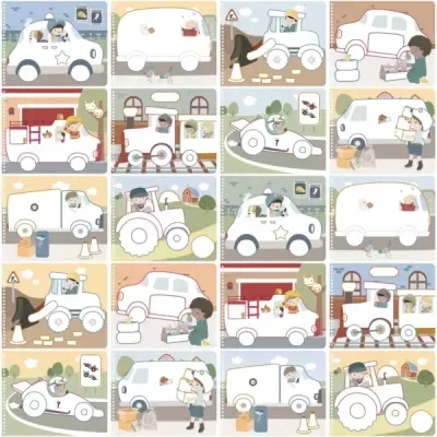 Little Dutch Livro Colour Magic Jim & Friends