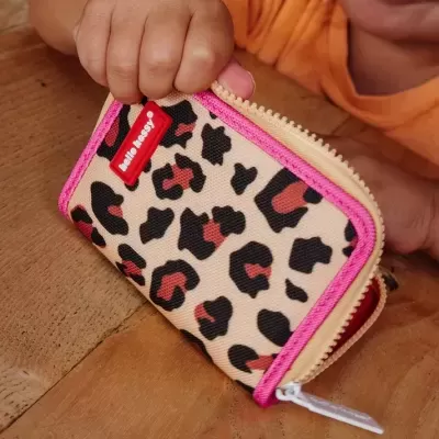 Hello Hossy Carteira Porta-Moedas Leopard