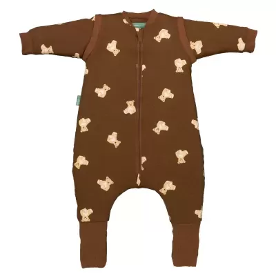 MOLIS&CO Saco de Dormir com Pernas e Mangas Teddy Mocca TOG 1