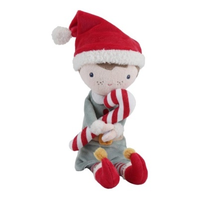 Little Dutch Boneco Jim - Elfo De Natal - 35 Cm