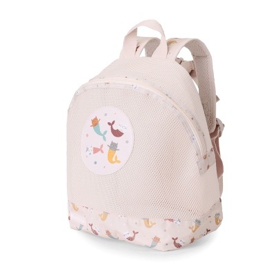 Monnëka Mochila Infantil Anti-Areia Mermaid Cats