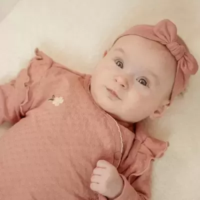 Little Dutch Babygrow Rosa com Folhos – Fairy Garden