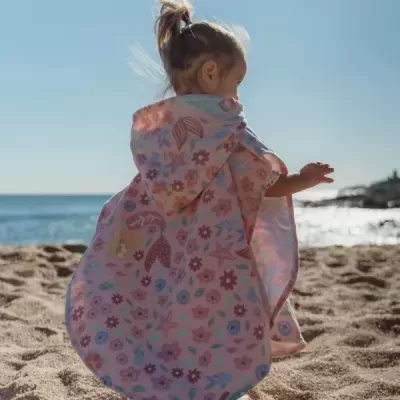 Little Dutch Poncho De Praia Dreamy Mermaid