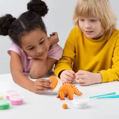 Hey Clay Dinos Pasta de Modelar Dinossauros