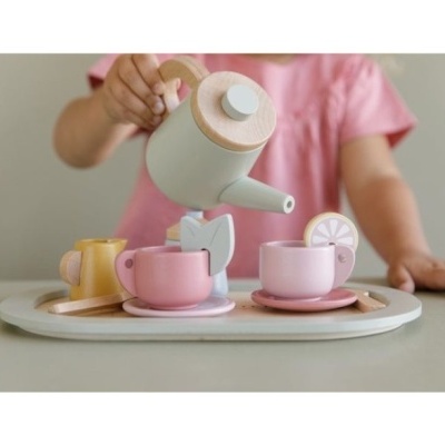Little Dutch Conjunto de Chá em Madeira
