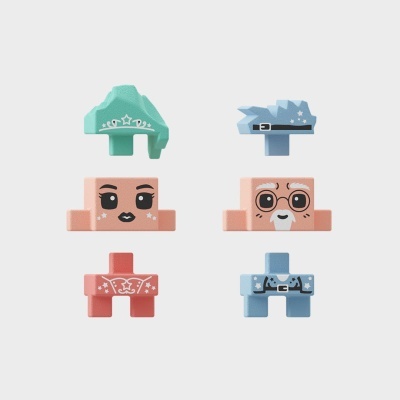 Marioinex Mini Waffle Magic Tower Princess 80 pcs