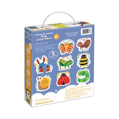 Banana Panda Puzzle Progressivo Criaturas Minúsculas + 2 Anos