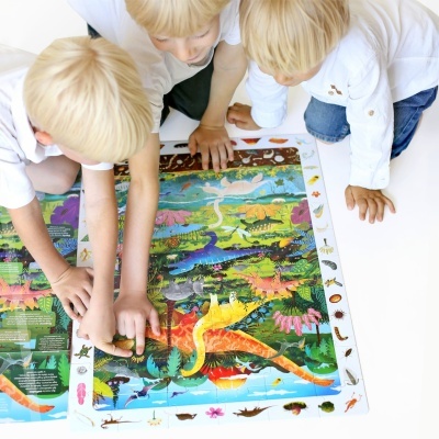 Banana Panda Puzzle De Observação Dinossauros 4+