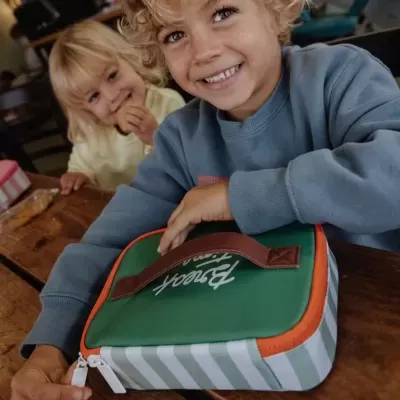 Hello Hossy Snack Bag Bolsa Térmica para Snacks Green Sripes