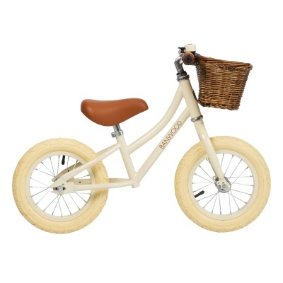 BANWOOD Bicicleta de Equilíbrio First Go Creme